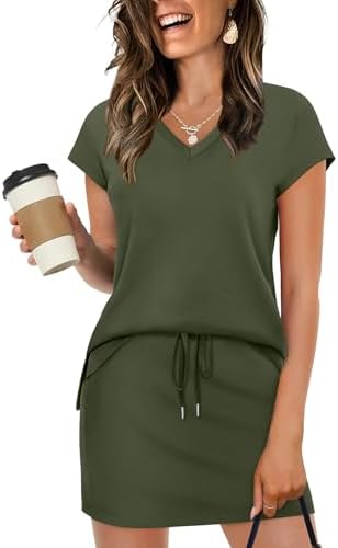A vivid green two-piece set pairs a vented cap-sleeve top with an active tennis skirt lined in hidden pocket shorts.