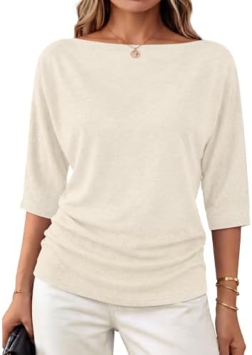 Spun from a soft, lightweight knit, this crisp white boat-neck sweater brings a clean, airy drape to cooler days.