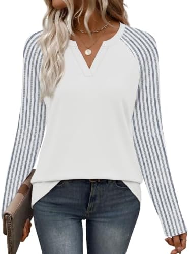 Crisp blue stripes meet sporty raglan sleeves on this lightweight knit cut with a relaxed drape for cool mornings.