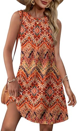 Airy blooms across the Floral 04 print define this sleeveless summer dress, cut with a relaxed sweep and two side pockets.