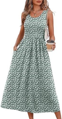 Green White Print