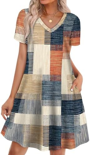 Orange And Blue Plaid