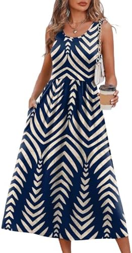 A breezy scoop-neck tank midi dress with a fluid A-line drape, sewn from our soft, stretchy knit to keep warm afternoons easy.