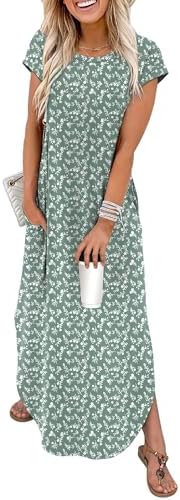 Scatterings of crisp white flowers over fresh green bring cool botanical energy to this soft cap-sleeve midi dress.