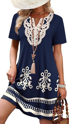 Navy Ethnic Floral