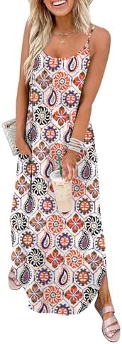 An earthy Floral Boho 2 print brings rich color to this easy vacation maxi cut with short sleeves and a subtle side slit.