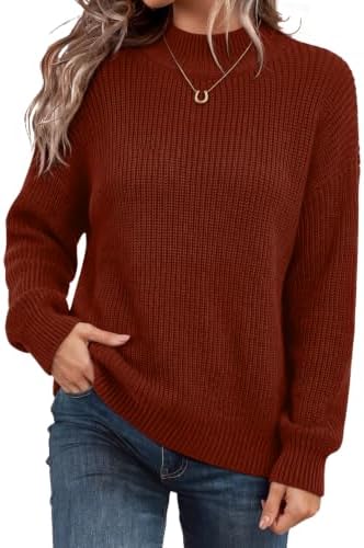 A fuzzy long sleeve top in rich caramel warms up cool mornings while keeping a light, relaxed feel throughout the day.