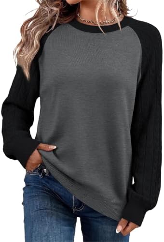 Bold panels break up this knit sweater in Color Block 04, cut with a clean crew neck and ribbed cuffs for easy daily layering.