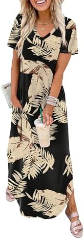 A breezy V-neck midi dress cut in our black botanical print, designed with short sleeves and an airy side slit for sunny days.