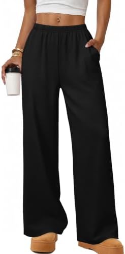 A relaxed wide leg knit pant cut with a mid-rise elastic waist and two deep side pockets for easy everyday wear.
