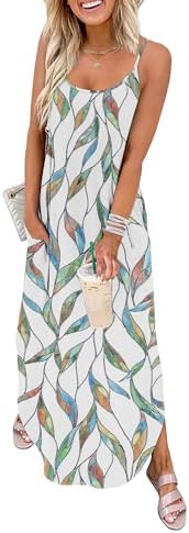 Scattered botanicals across our Floral Multi Leaf print bring lush texture to this breezy tank midi sundress.