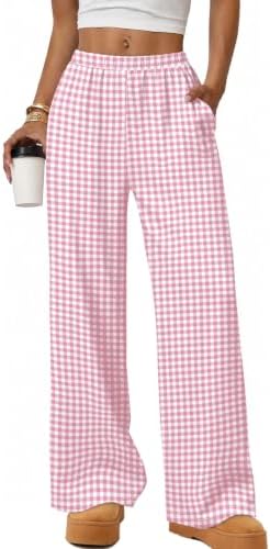 Pink White Plaid