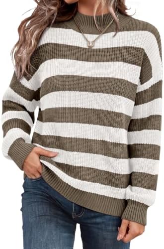 Rich coffee tones run horizontally across a soft, fuzzy knit that keeps chilly evenings comfortable without weighing you down.