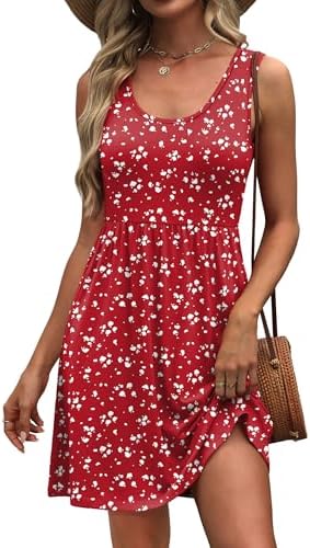 A cheerful print on smooth stretch knit, cut with an open scoop neck and deep side pockets that sit flat.