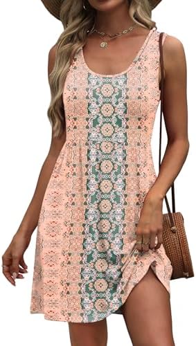 A vintage pink paisley print brings soft bohemian color to this breezy, pocketed summer sundress.