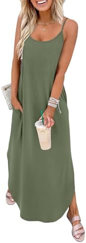Cut in earthy army green, this breezy midi dress pairs a classic crew neck with short sleeves and a subtle side slit.