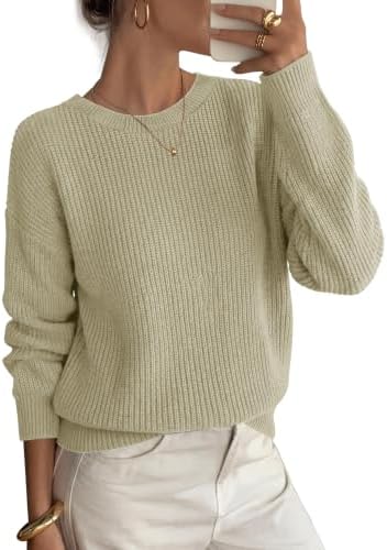 A chunky ribbed knit pullover in warm apricot, cut with dropped shoulders and a relaxed body for cool mornings.