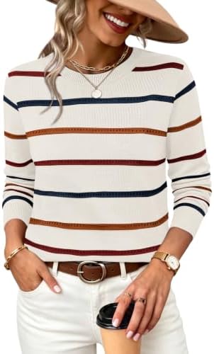 A lightweight knit tunic with delicate eyelet stripes and a scoop neck for breezy layering through cooler months.