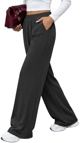 A soft knit with subtle vertical texture shapes these wide leg track pants, finished with a high waistband and deep pockets.