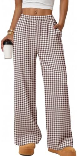 Brown White Plaid